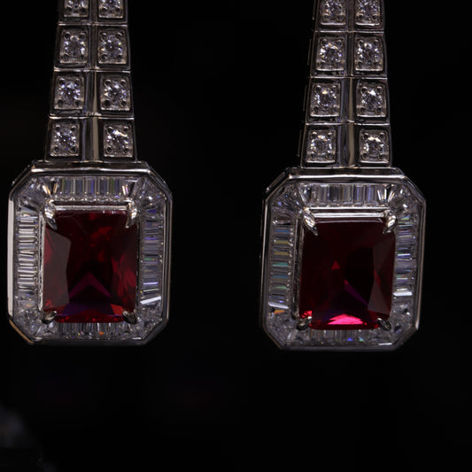 Red Lights Earrings
