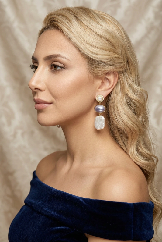 Marjan Seashell Earrings