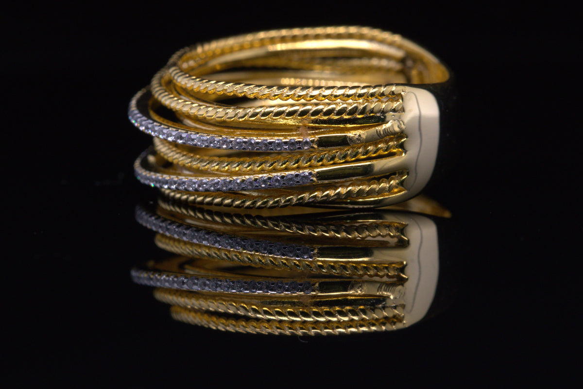 خاتم ميرا فضي - Mira Silver Infinity Wave Ring فضة 925 - صورة 9