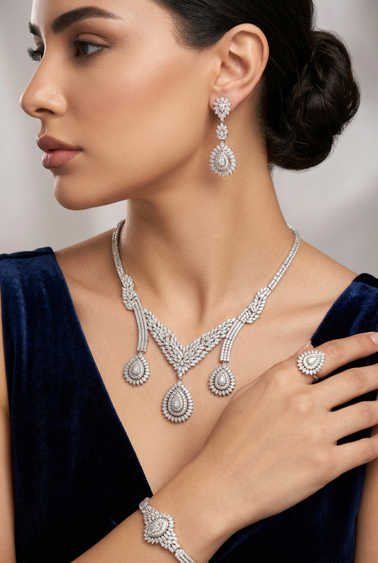 طقم جوري الفاخر - Joury Luxury Set فضة 925
