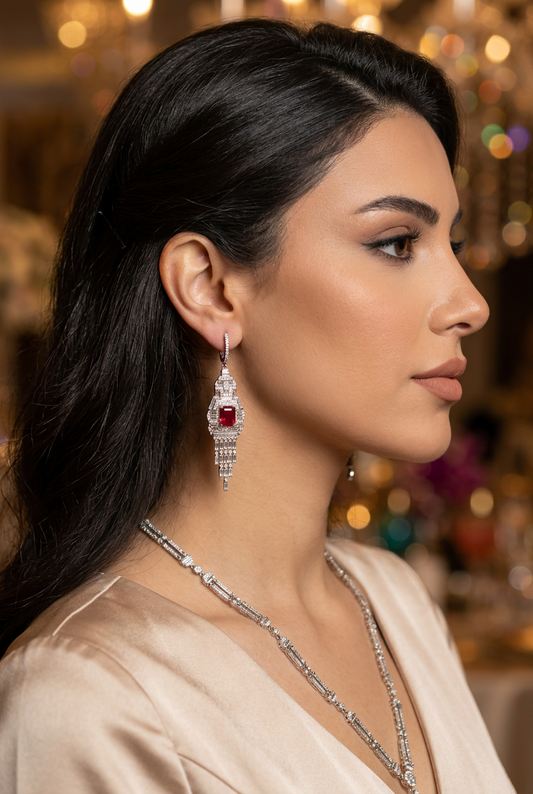 طقم هالة الفاخر - Hala Luxury Set فضة 925