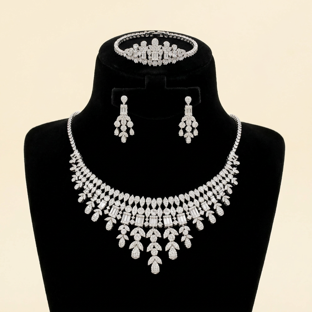 طقم أروى الفاخر - Arwa Luxury Set فضة 925