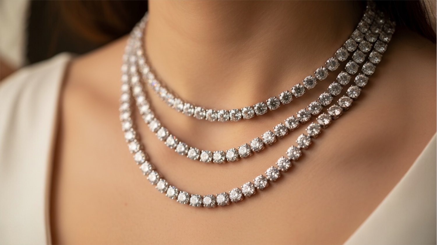 Tennis Necklace - قلادات تنس
