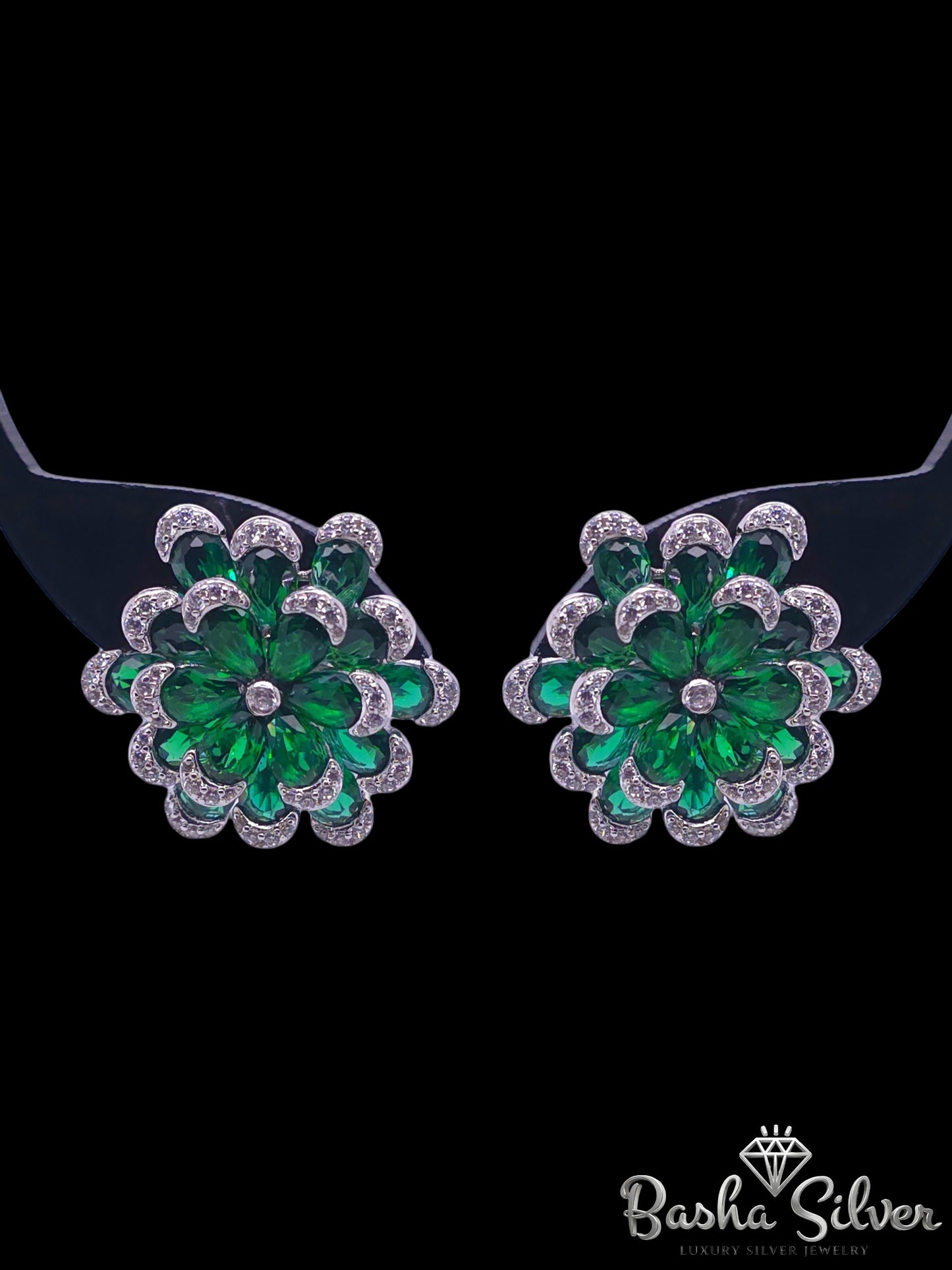 Abiaa Green Earrings