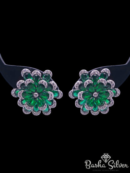 Abiaa Green Earrings