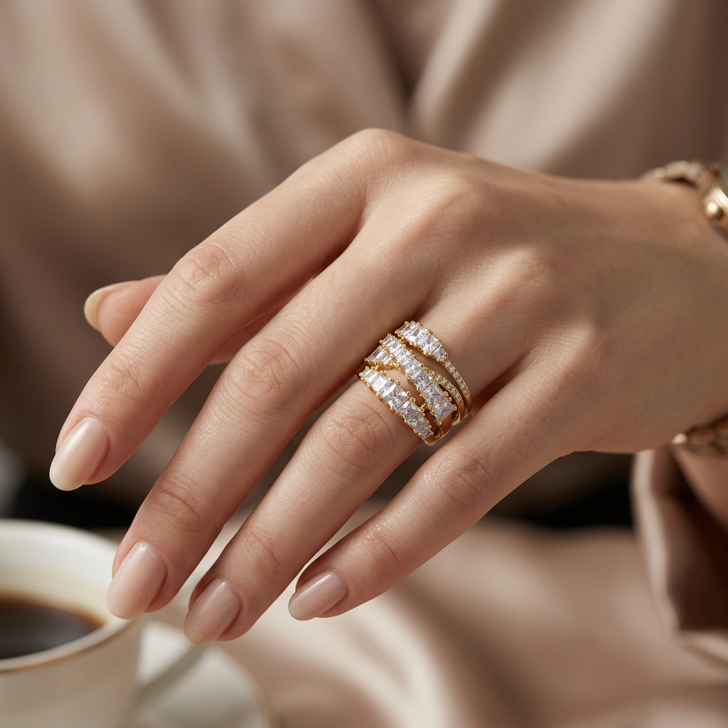 Ghada Twist Ring | خاتم غادة
