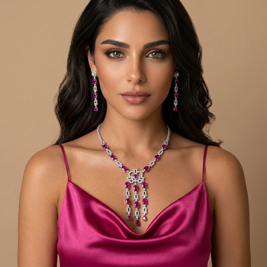 Fuchsia Chandelier