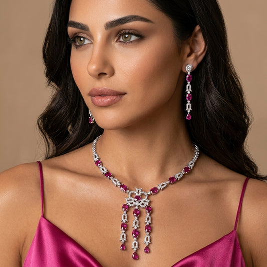 Fuchsia Chandelier