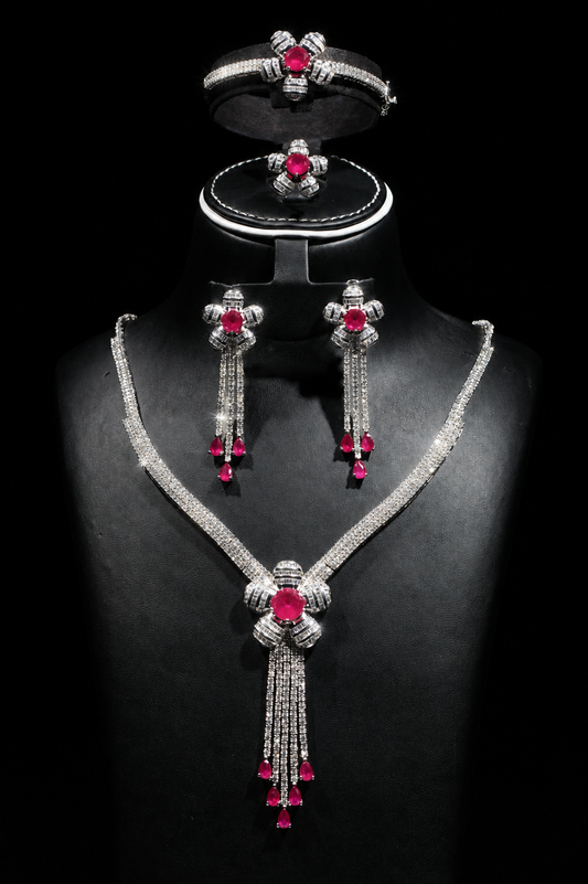 Ruby Blossom Set