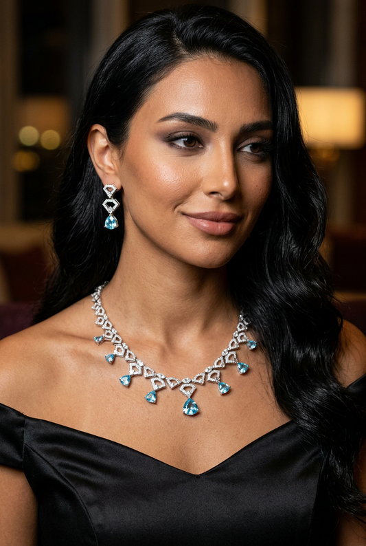 Ice Blue Diamond Set