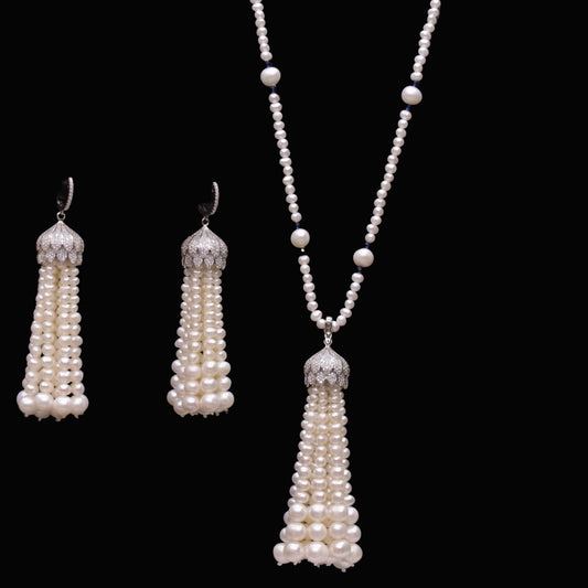 Tasel Pearl Set