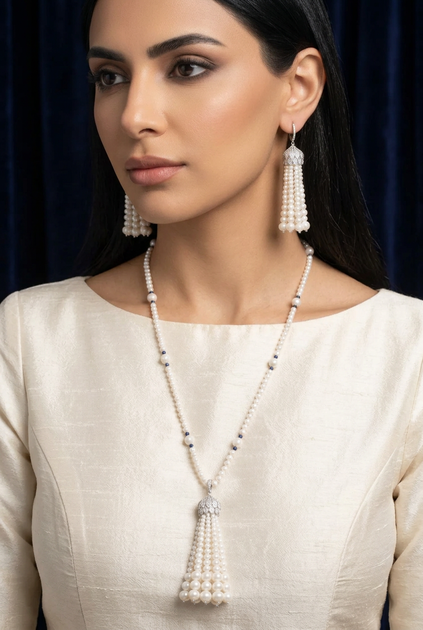 Tassel Pearl Set