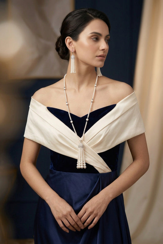 Tassel Pearl Set | طقم لؤلؤ الشراشيب