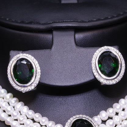 Eyes Green Pearl Set