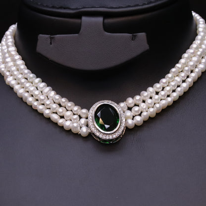 Eyes Green Pearl Set