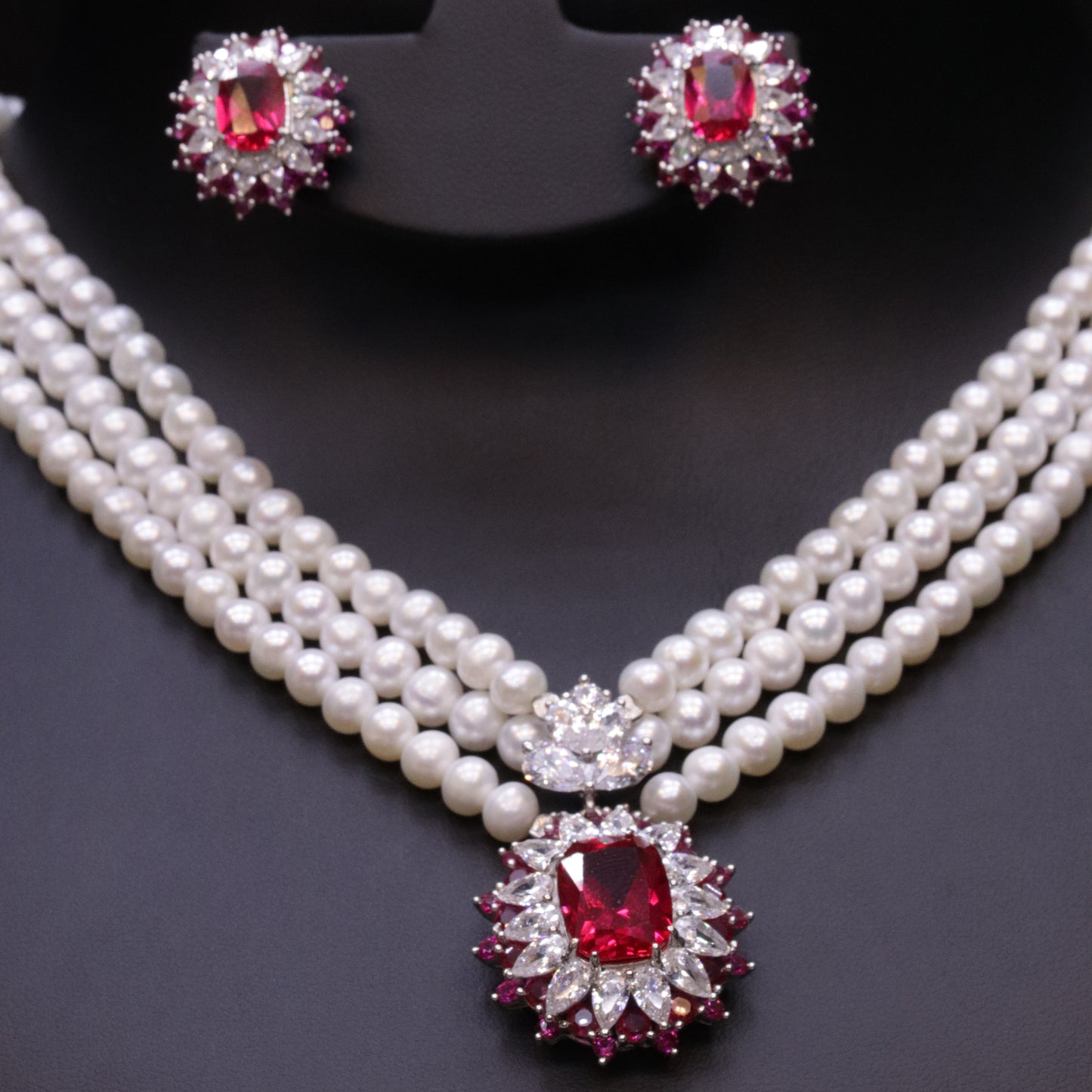 Rubby Pearl Set