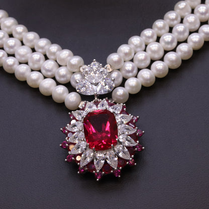 Rubby Pearl Set