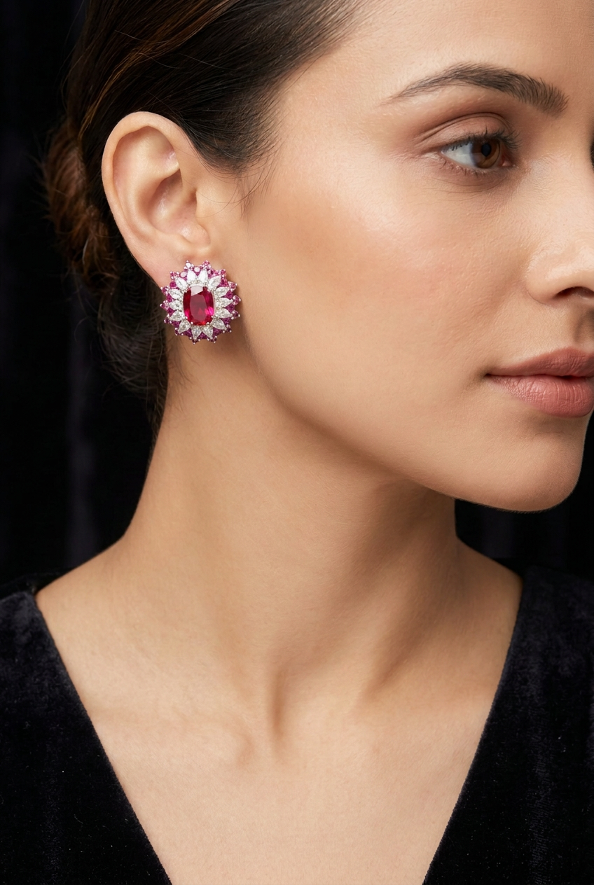 Ruby Pearl Set