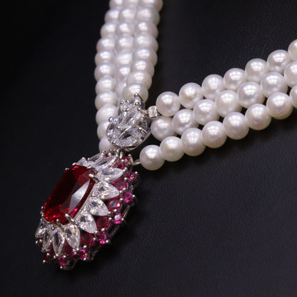 Rubby Pearl Set