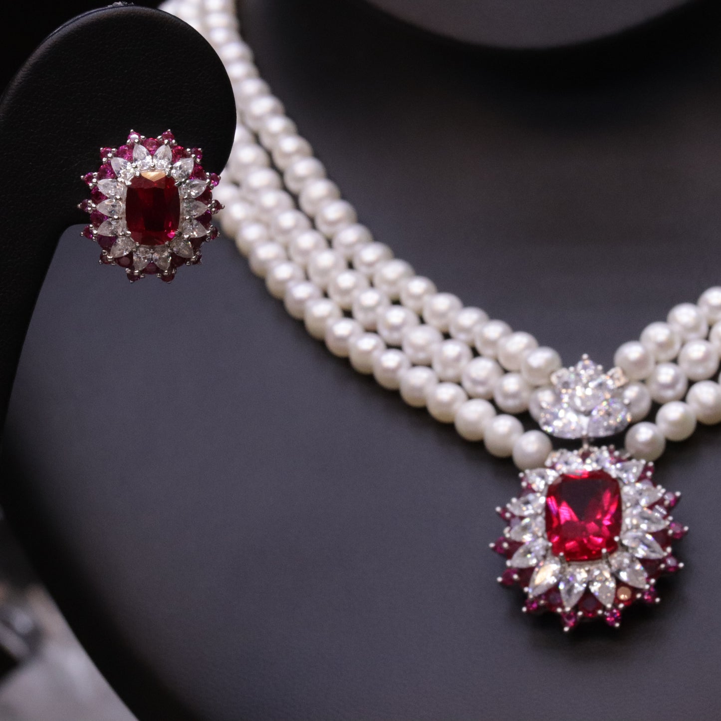 Rubby Pearl Set