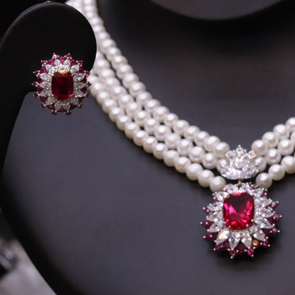 Rubby Pearl Set