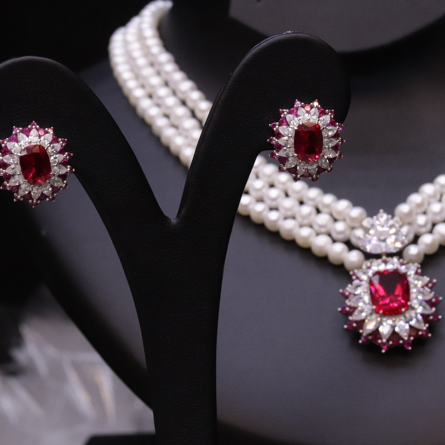 Rubby Pearl Set