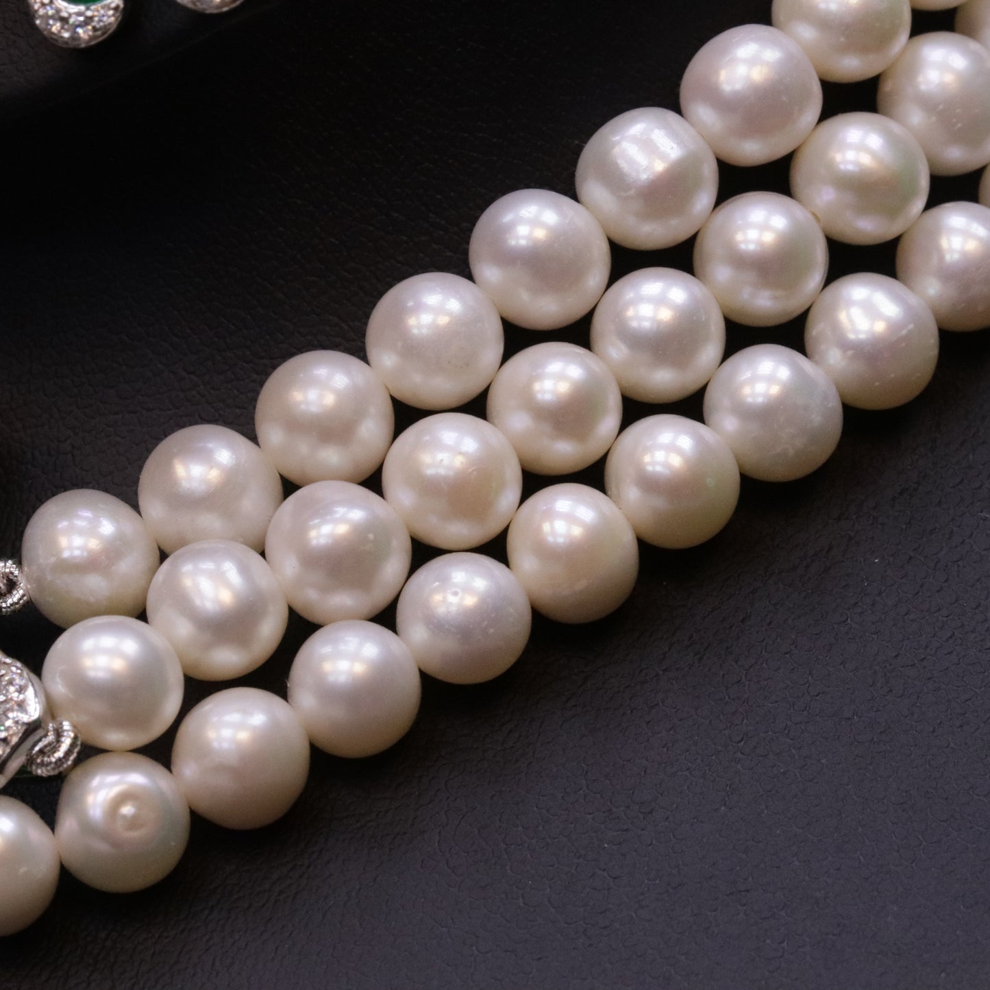 Abiya Green Pearl Set