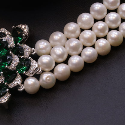 Abiya Green Pearl Set