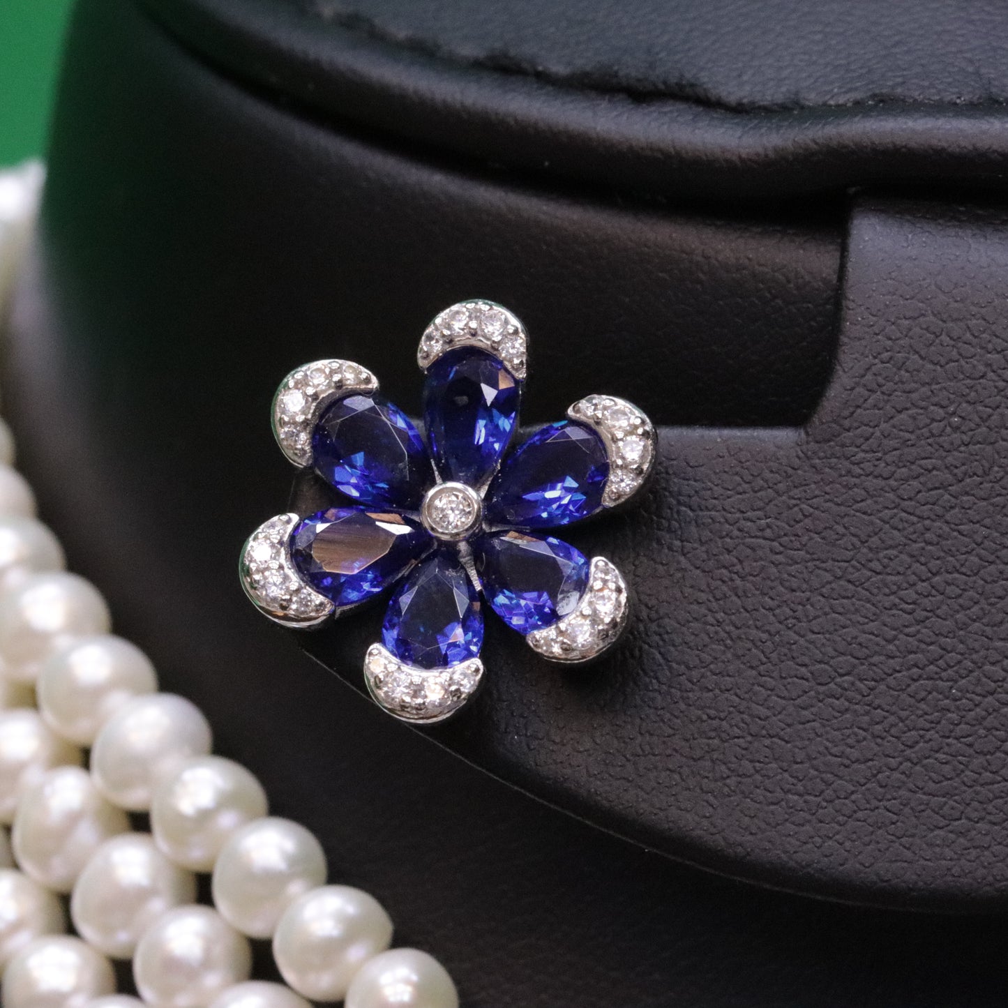 Abiya Blue Pearl Set