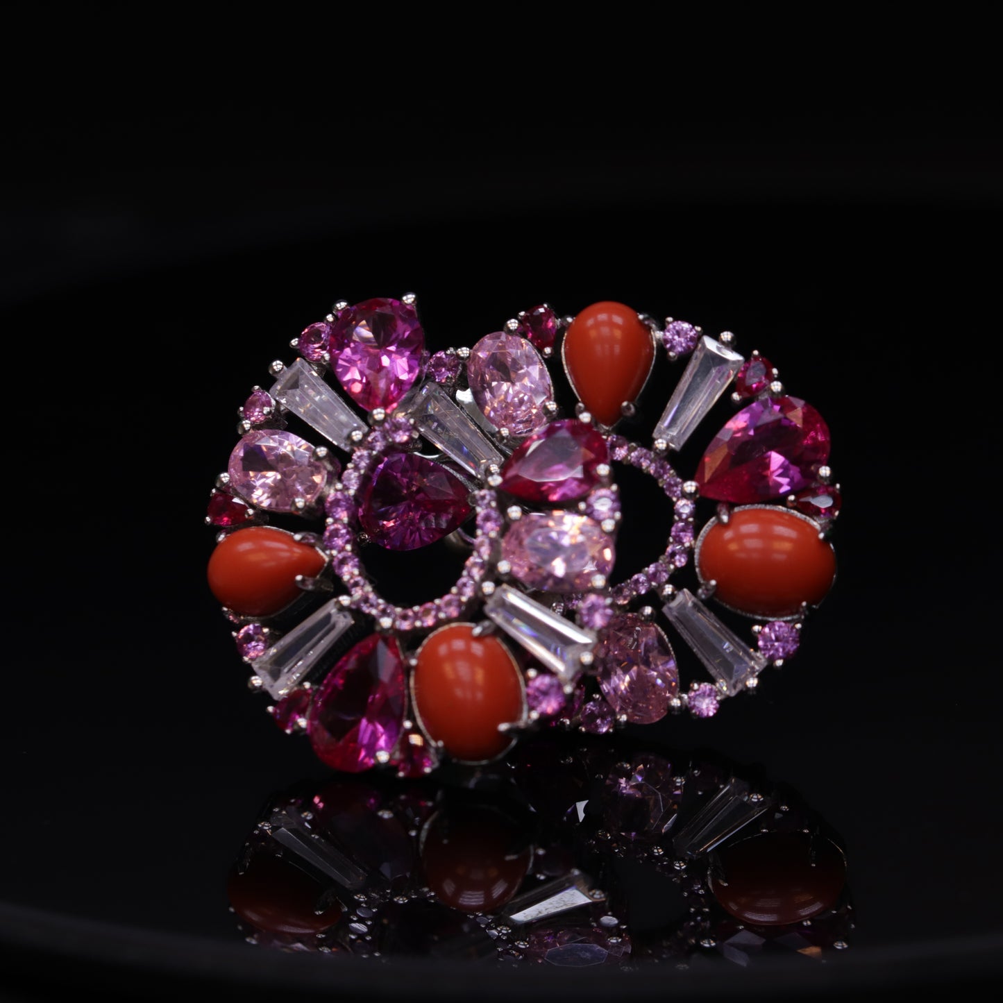Badriya coral Pearl Set