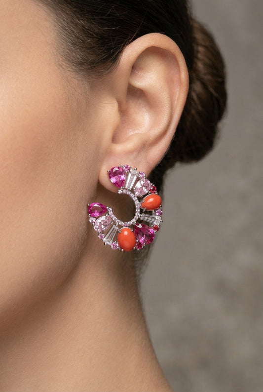 Badriya Coral Pearl Set