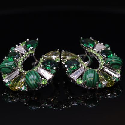 Badriya Green Pearl Set