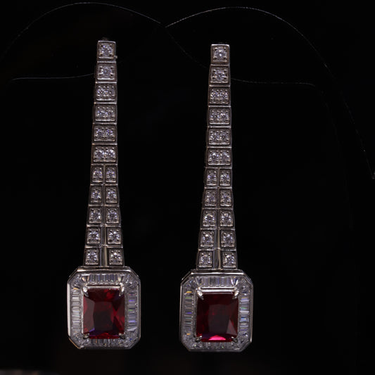 Red Lights Earrings