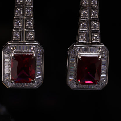 Red Lights Earrings