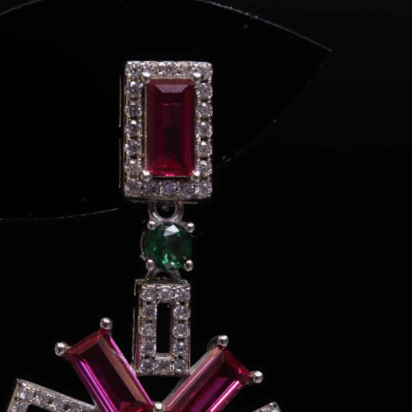 Red Moon Earrings