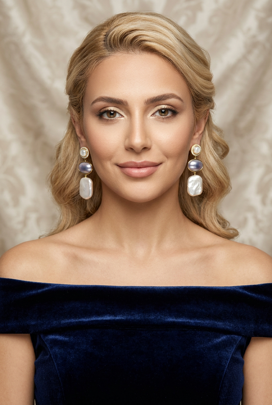 Marjan Seashell Earrings