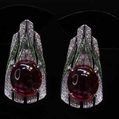 Luxury Red Earrings