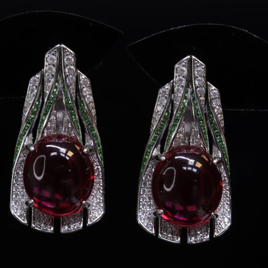 Luxury Red Earrings