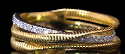 Rimas Gold Wave Ring
