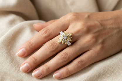 Ghala Yellow Solitaire Ring
