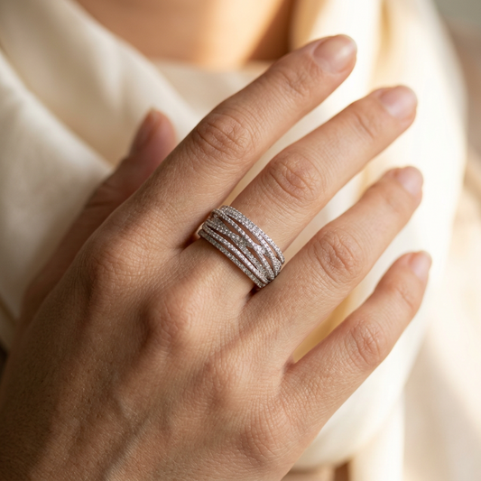 Basma Double Row Ring