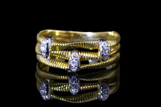 Anello bagliori ovali - Twist