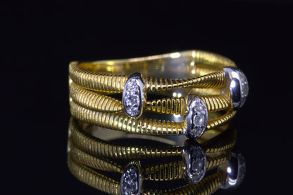 Anello bagliori ovali - Twist