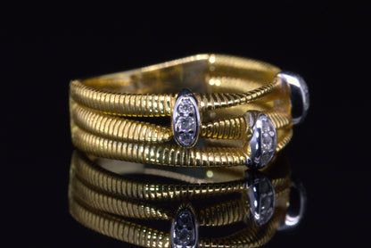 Anello bagliori ovali - Twist