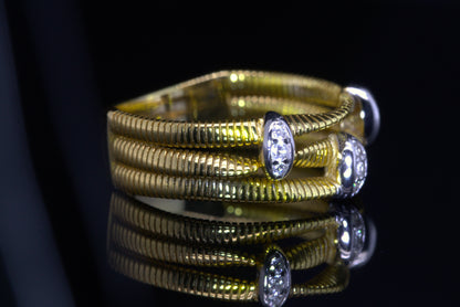 Anello bagliori ovali - Twist