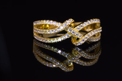 Miran Gold Infinity  Ring | خاتم ميران ذهبي