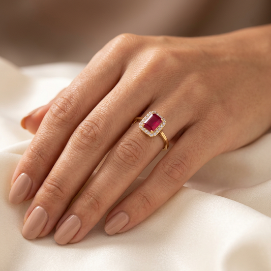 Semsa Gold Ring | خاتم سمسه ذهبي