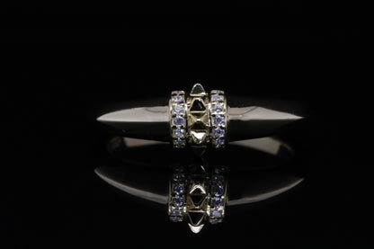 Ghalia Gold Stud Ring | خاتم غالية ذهبي