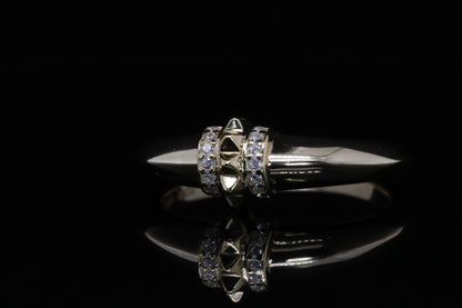Ghalia Gold Stud Ring | خاتم غالية ذهبي