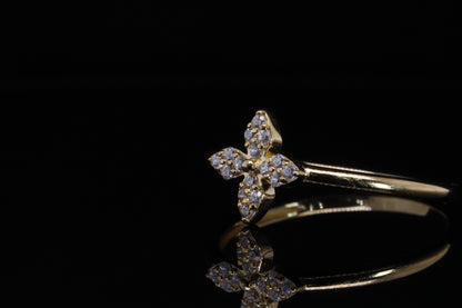 Sama Gold Clover Ring | خاتم سما ذهبي